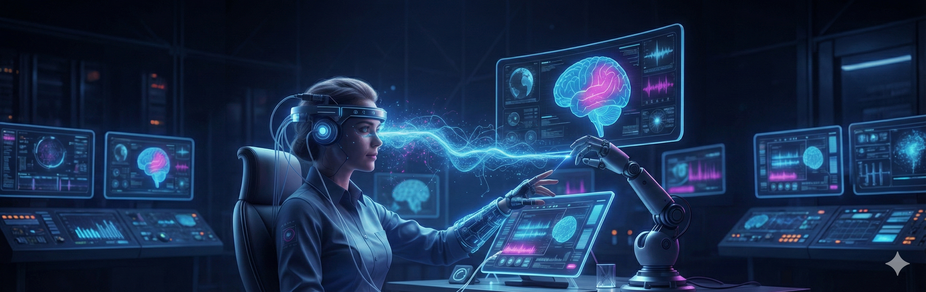 Brain-Computer Interface Illustration